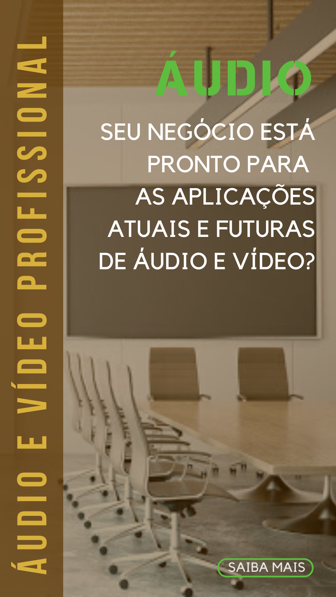 ÁUDIO E VÍDEO PROFISSIONAL